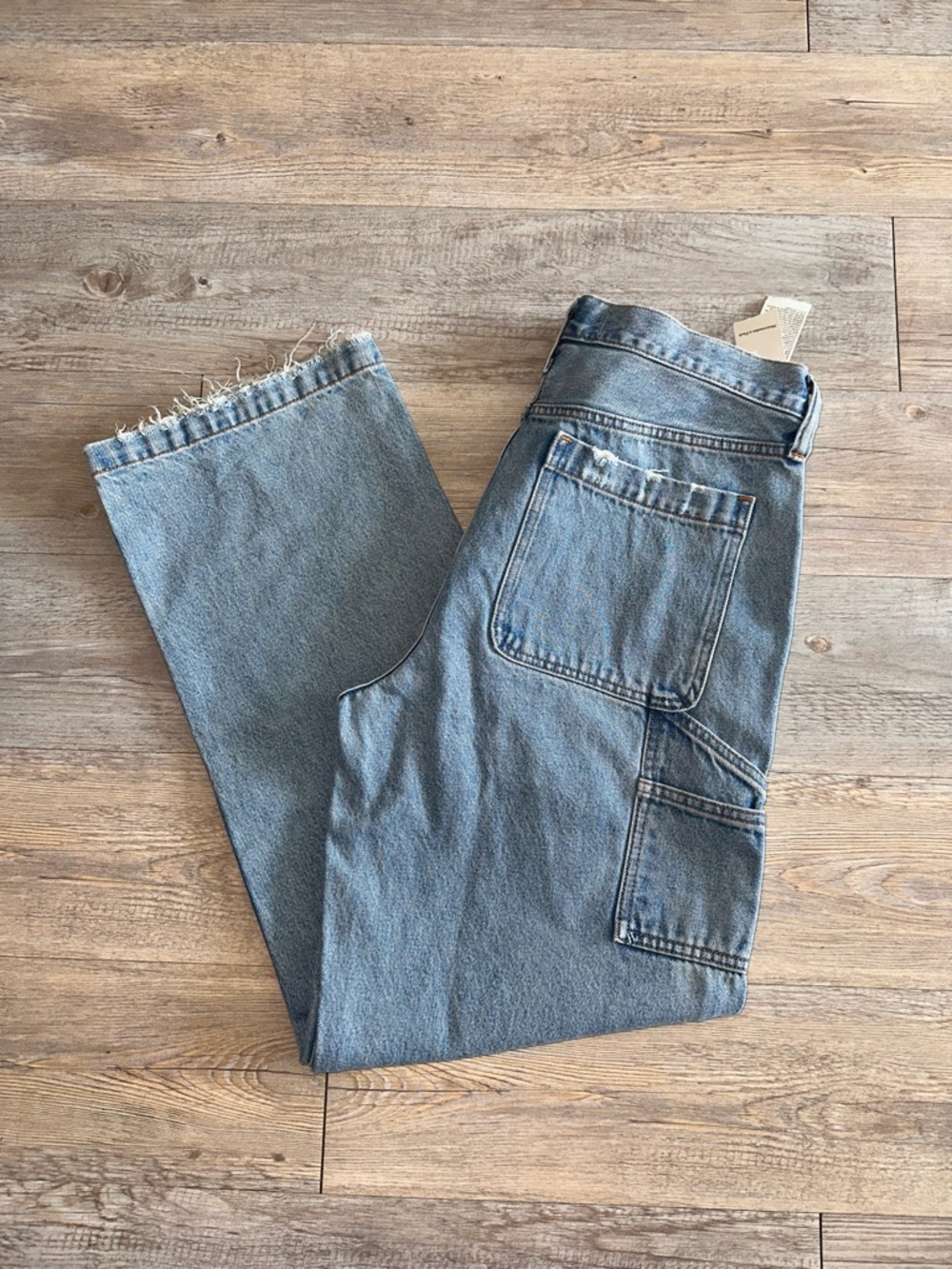 Abercrombie & Fitch Men's Light Blue Straight Jeans - Picture 2 of 7